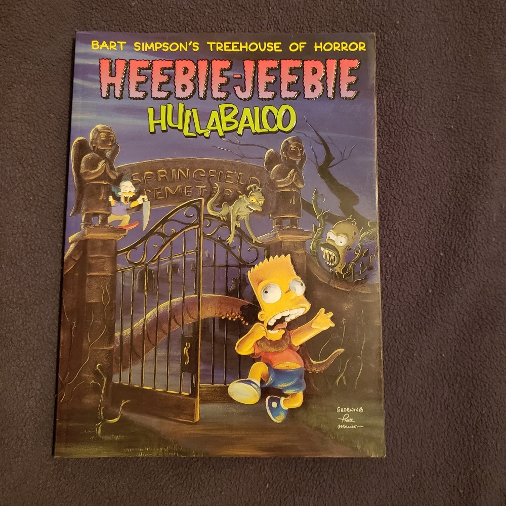 🎃 The Simpsons Heebie-Jeebie Hullabaloo Graphic Novel 🎃